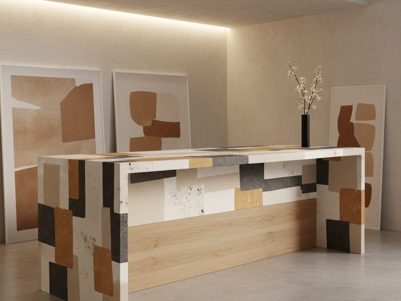 Ultra-compact surface countertops